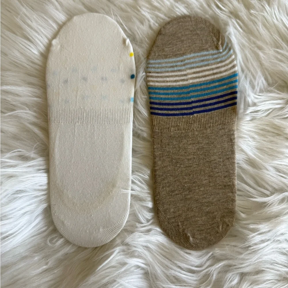 Brand New Women’s No Show Socks 2 Pairs, Brand and Size Unknown